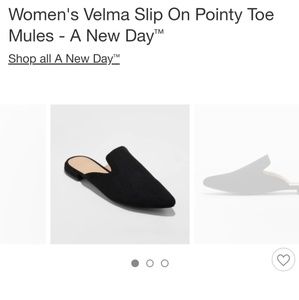 Women's Velma Slip On Pointy Toe Mules - size 6.5